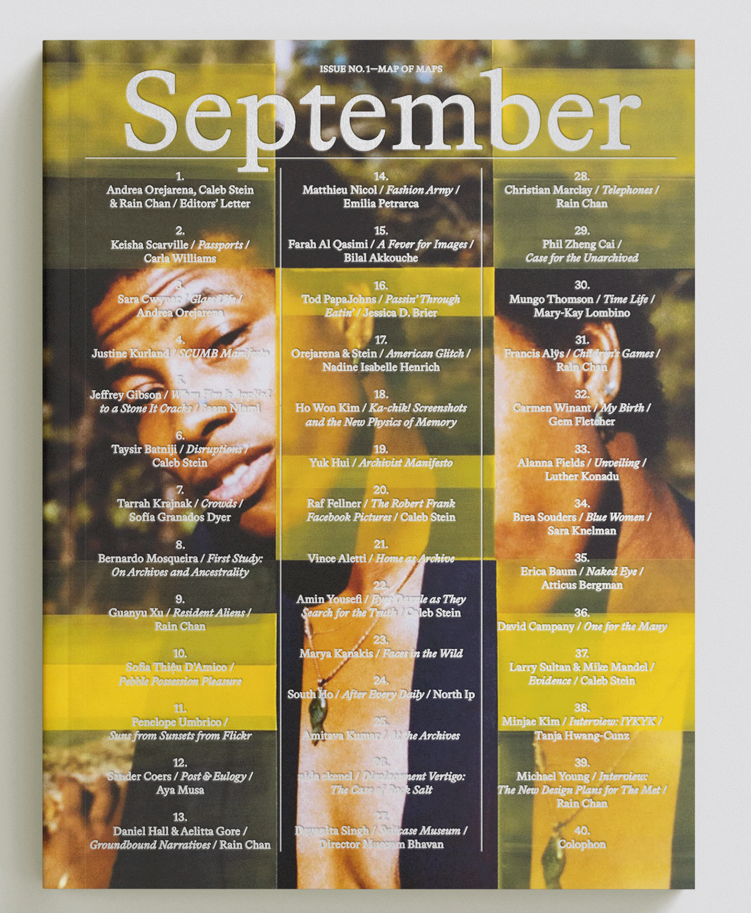 September — Issue No. 1, Map of Maps