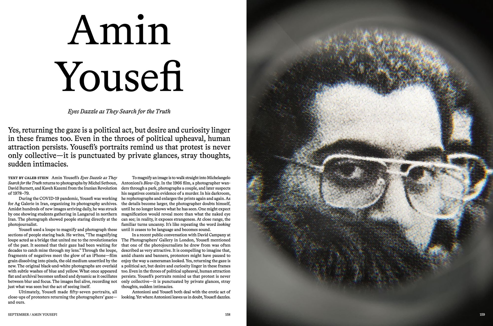 Amin Yousefi — Eyes Dazzle as They Search For The Truth