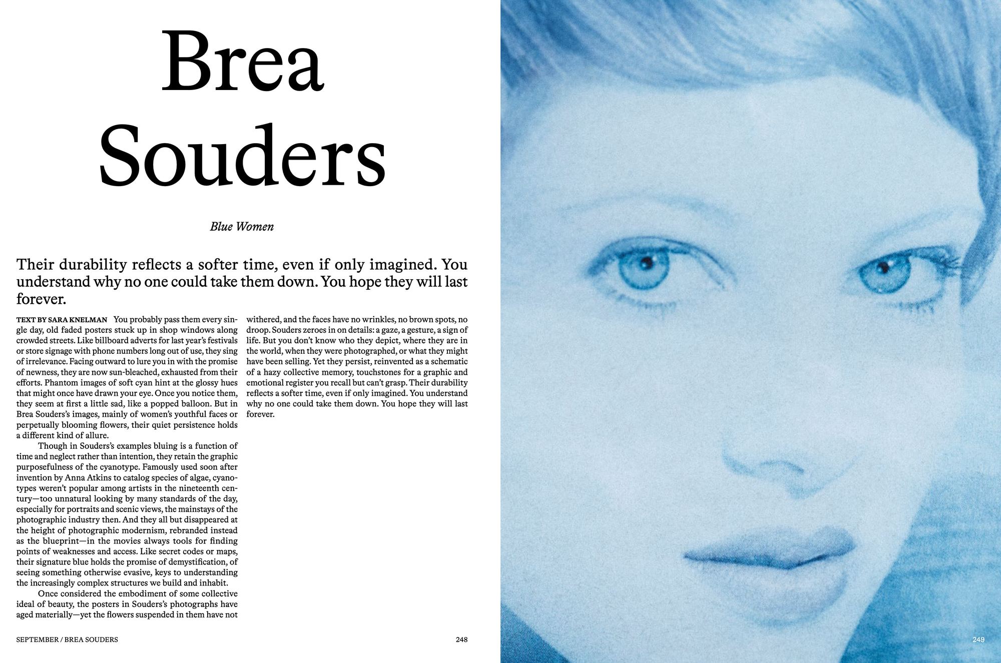 Brea Souders — Blue Women