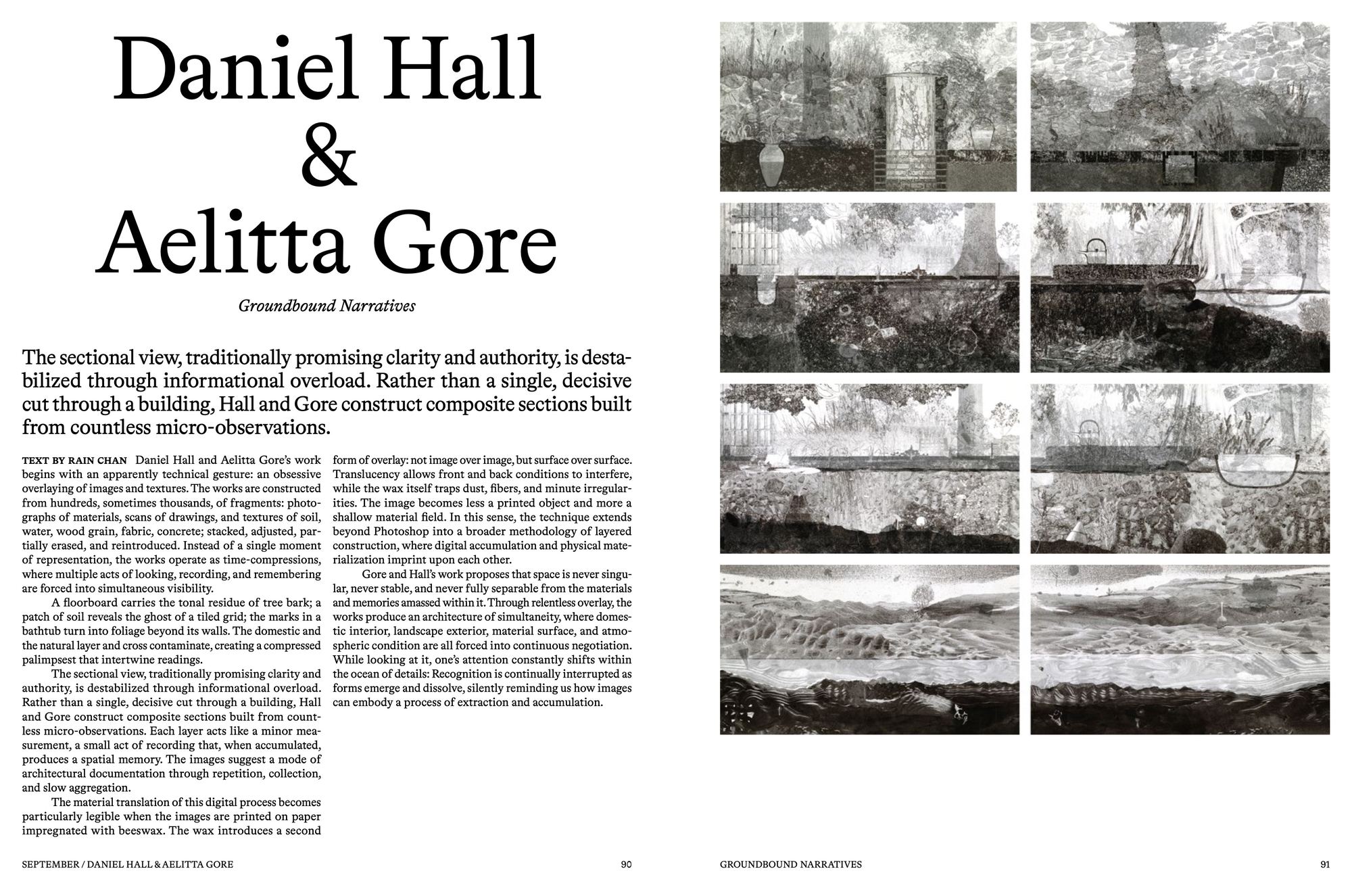 Daniel Hall & Aelitta Gore — Groundbound Narratives